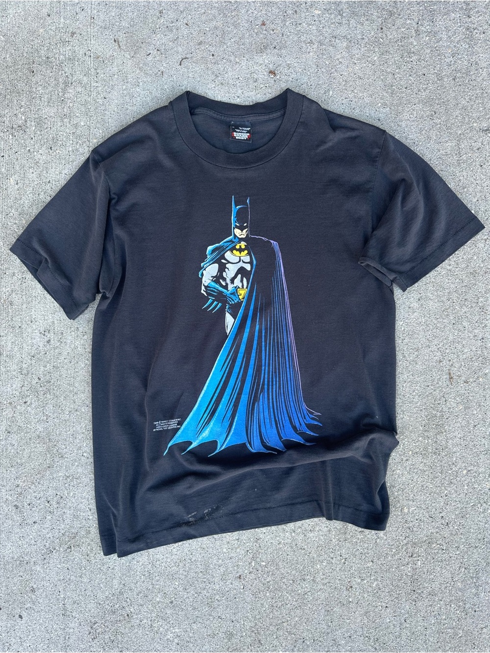 Vintage 1989 Batman Graphic Tee - Black